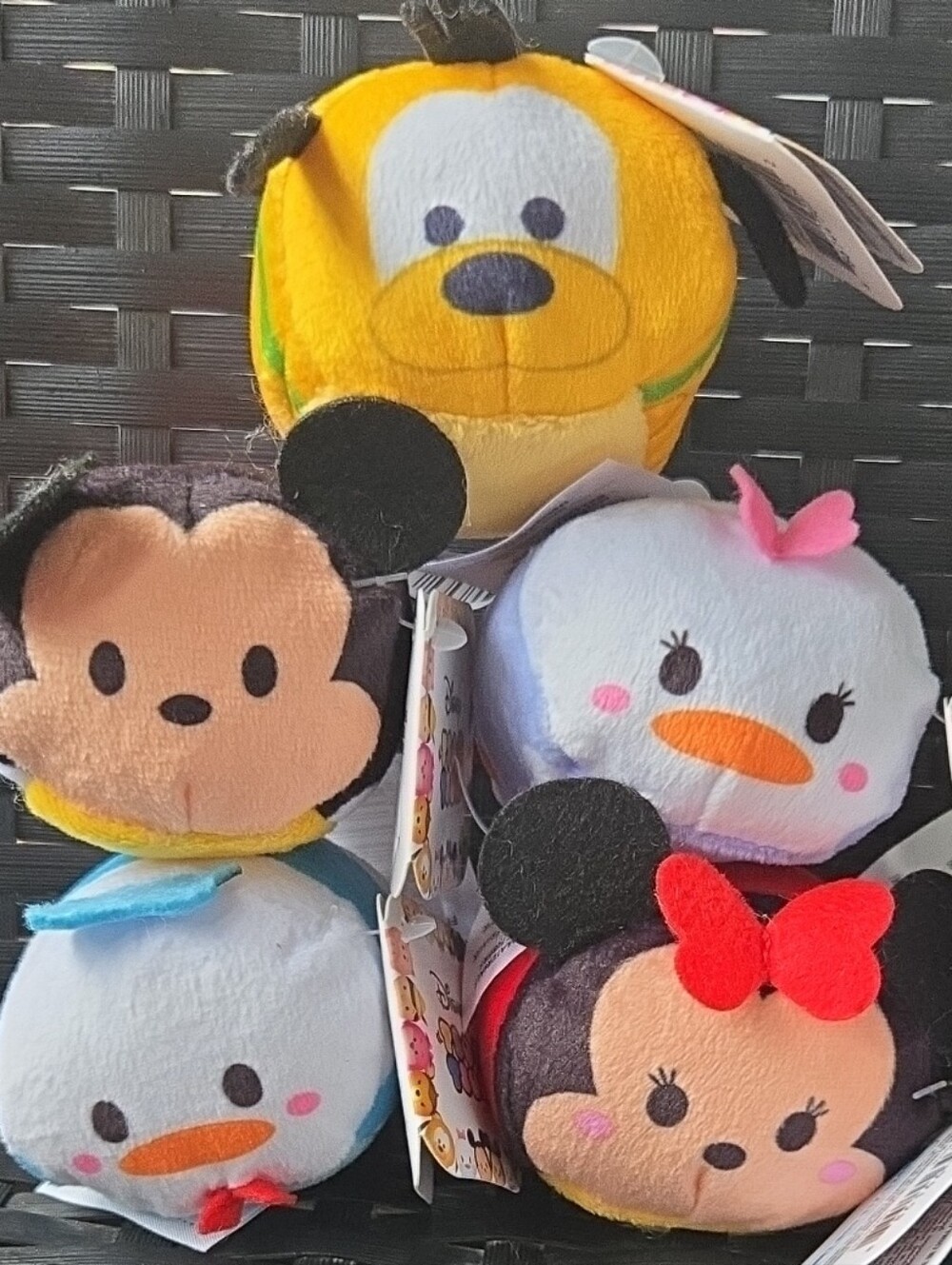 NWT Disney Tsum Tsum 5-Piece Plushie Bundle Mickey, Minnie, Donald, Daisy, Pluto